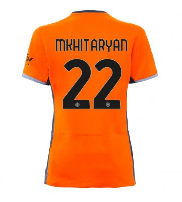 Inter Milan Henrikh Mkhitaryan #22 Replica Third Stadium Shirt for Women 2023-24 Short Sleeve